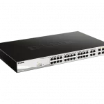 D-Link DGS-F1210-26PS-E 24-Port Gigabit PoE+ Managed Switch with 2 SFP Uplinks
