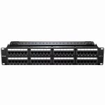 D-Link NPP-C61BLK481 48-Port Cat6 UTP 2U Patch Panel