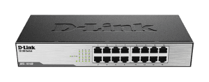 D-Link DES-1016D 16-Port 10/100Mbps Unmanaged Desktop Switch
