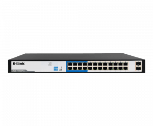 D-Link DGS-F1026P 24-Port Gigabit PoE Switch 2 SFP 250W