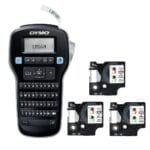 DYMO LabelManager 160P Portable Label Maker, QWERTY Keyboard, 12mm Tape Support Accessories-44c433b93648