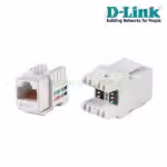 D-Link NKJ-C6WHI1B21 Cat6 UTP Keystone Jack White