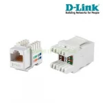 D-Link NKJ-C6WHI1B21 Cat6 UTP Keystone Jack White