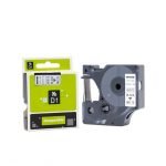 Dymo 45013 Compatible Label Tape, Black on White, 12mm x 7m