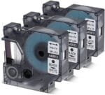 Dymo D1 Standard Label Cartridge 12mm x 7m Black on White