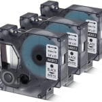 Dymo D1 Standard Label Cartridge 12mm x 7m Black on White