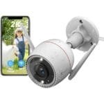 EZVIZ H3c 1080p Outdoor Wi-Fi Camera with AI Human Detection H3c