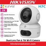 EZVIZ H7c Dual Camera 2K+2K Dual-Lens Pan & Tilt Wi-Fi H7C