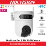 EZVIZ H9c 2K Dual-Lens Pan & Tilt Wi-Fi Camera H9c