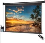 Electric Projector Screen 243x243cm 96-inch Motorized 1:1 Projector Screen-f5c0716cf51d