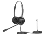 Fanvil HT302 Binaural QD to RJ9 Noise-Canceling Headset - HT302