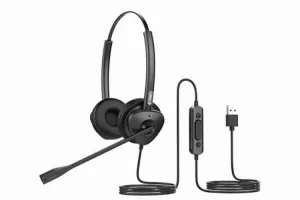 Fanvil HT302-U Binaural USB Headset with Noise Cancellation - HT302-U