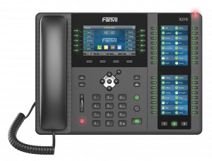 Fanvil X210 Enterprise IP Phone 20 SIP Lines Dual Gigabit PoE - X210