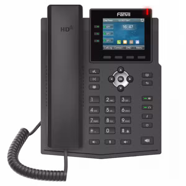 Fanvil X3U Pro Enterprise IP Phone 6 SIP Lines Dual Gigabit PoE - X3U-Pro