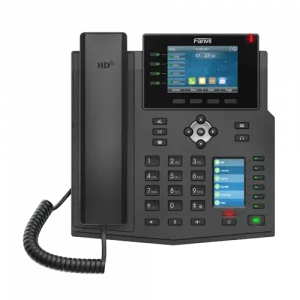 Fanvil X5U 16-Line High-End IP Phone with Dual Color Displays and Gigabit - X5U