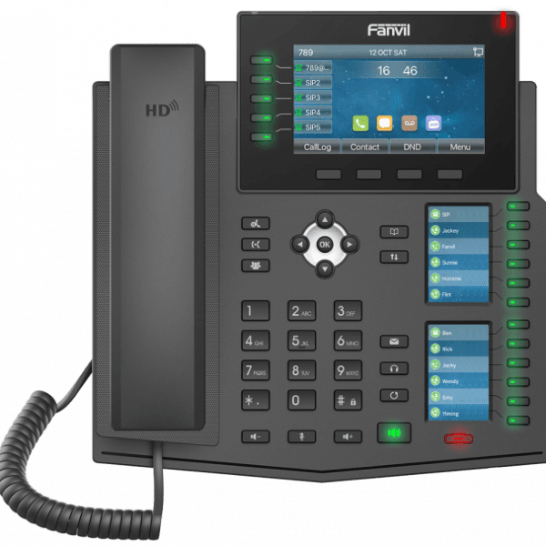 Fanvil X6U 20-Line Gigabit IP Phone Triple Color Display - X6U