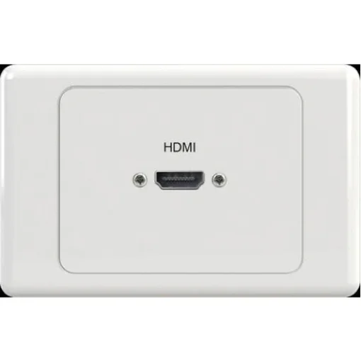 Generic HDMI Single Port Faceplate (86x86mm, Female-to-Female)