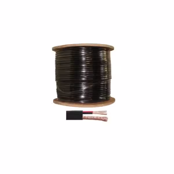 Generic RG59 Cable Power 200M Siamese Coaxial