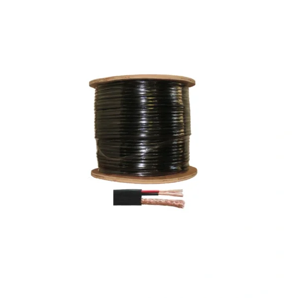 Generic RG59 Cable Power 200M Siamese Coaxial