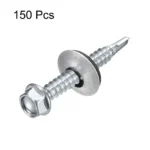 Generic Self-Drilling Hex Head Screws 5.5mm x 25mm with EPDM Gasket (200pcs) Accessories-f2ec702ff896