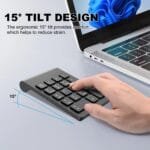 Generic USB Numeric Keypad - 18-Key, Wired, Slim Profile Accessories-39230a72fabd