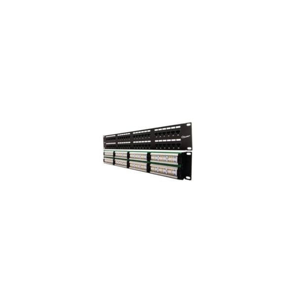 Giganet 24-Port Cat6 UTP 1U Rackmount Patch Panel