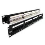 Giganet 24-Port Cat6 UTP 1U Rackmount Patch Panel PatchPanels