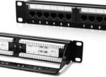 Giganet 24-Port Cat6 UTP 1U Rackmount Patch Panel PatchPanels