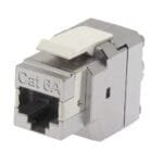 Giganet Cat6a FTP Keystone Jack Shielded GN-C6A-FTP-KJP GN-C6A-FTP-KJP