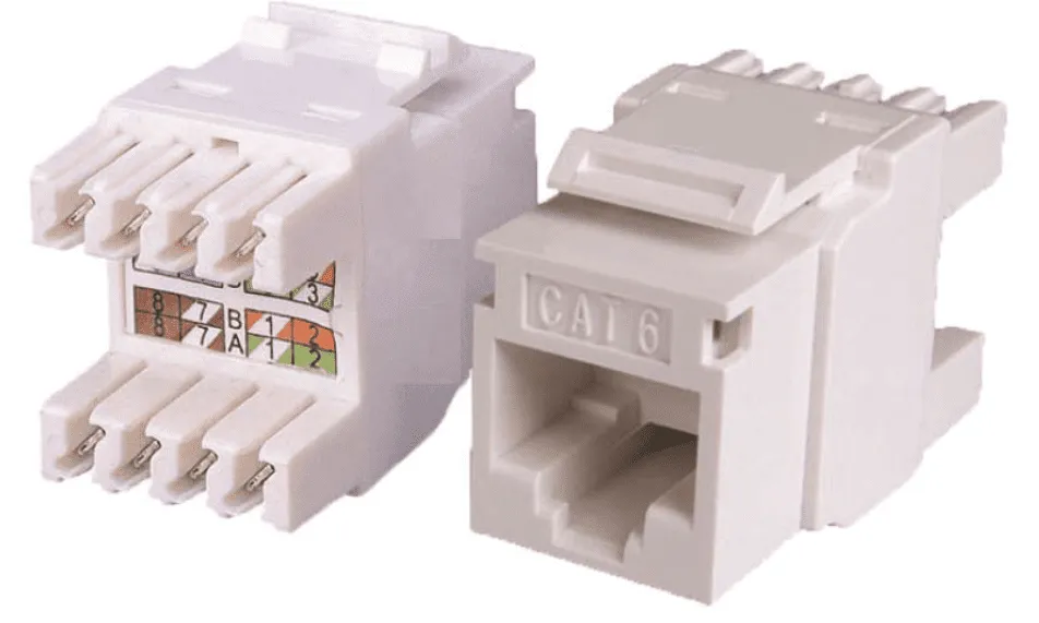 Giganet GN-C6A-UTP-KJP Cat6aKeystone Jack Giganet GN-C6A-UTP-KJP Cat6a U/UTP Keystone Jack