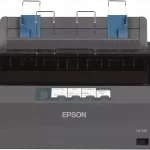 Epson LQ-350 24-Pin Dot Matrix Printer, 347 cps, USB/Parallel/Serial