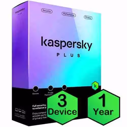 Kaspersky Plus 3 Devices 1-Year Subscription