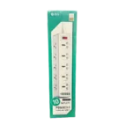 Lightwave LW-EXT-106U 10-Way Extension Socket with 6 USB Ports 2M