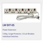 Lightwave 72UC-3P 7-Way Extension Socket with USB-C/A 2.1A 3m Electricals-72554c0b514c