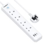Lightwave EXT-42C1U-3P Extension Socket 4-Way 2xUSB-C 1xUSB-A 3m EXT-42C1U-3P