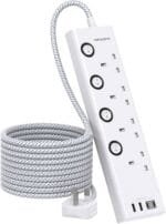 Lightwave EXT-42C1U-3P Extension Socket 4-Way 2xUSB-C 1xUSB-A 3m EXT-42C1U-3P