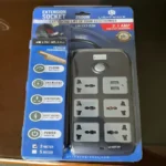 Lightwave EXT-52U 5-Way Extension Socket with 2 USB Ports 3M Electricals-87dafbe7680d