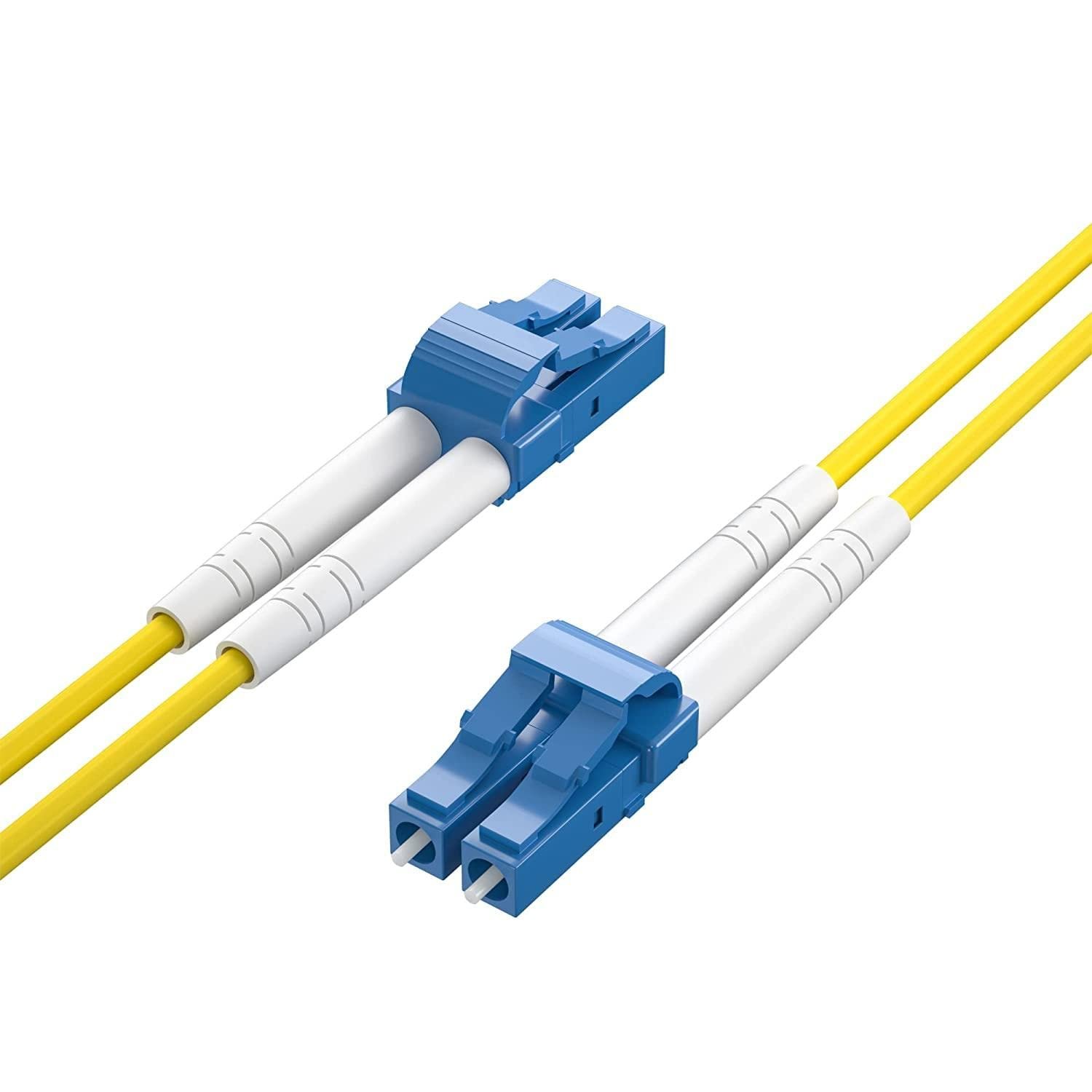 Lightwave LC UPC to LC UPC Duplex Single Mode 3M Fiber Patch Cord Lightwave LC UPC to LC UPC Duplex Single Mode 3M Fiber Patch Cord