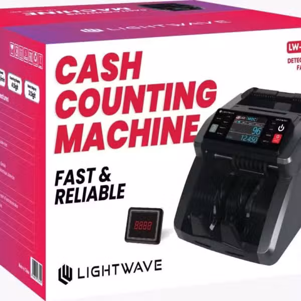 Lightwave LW-CCM-801 Touchscreen 1 CIS Cash Counting Machine