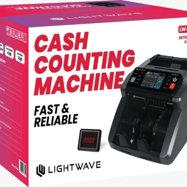 Lightwave LW-CCM-801 Touchscreen 1 CIS Cash Counting Machine