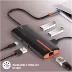 Lightwave LW-DOCK-51A USB-C to 4K HDMI, USB 3.0, PD Station - Image 2