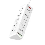Lightwave LW-EXT-106U 10-Way Extension Socket 6 USB 2M LW-EXT-106U-3P