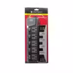 Lightwave LWEXT-52U 5-Way Extension Socket with 2 USB 2.1A Ports and 3M Cable