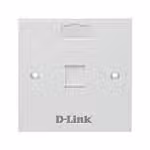 D-Link NFP-0WHI11 Single Faceplate with Shutter and ID Plate