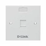 D-Link NFP-0WHI11 Single Faceplate with Shutter and ID Plate