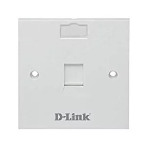 D-Link NFP-0WHI11 Single Faceplate with Shutter and ID Plate