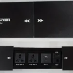 Nexa Multifunction Slide Cover Socket with HDMI, CAT6, USB, and Type-C Charging