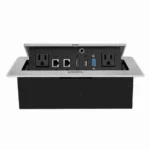 Nexa Pop-up Multifunction Socket, 2x Universal, HDMI, VGA, 2x CAT6