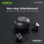 Oraimo OEB-E11D TWS Earbuds, Bluetooth 5.2, IPX4 Water Resistance OEB-E11D