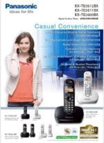 Panasonic KX-TG3611 2.4GHz FHSS Digital Cordless Phone KX-TG3611